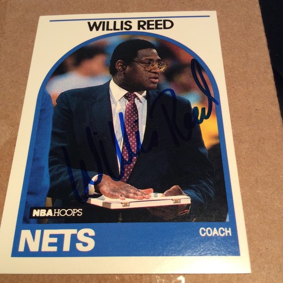 Other | 1989 Nba Hoops 92 Willis Reed Signed Card | Poshmark